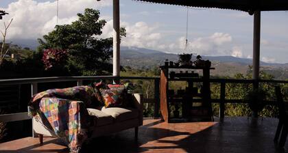 Bohio in the mountains of Colombia