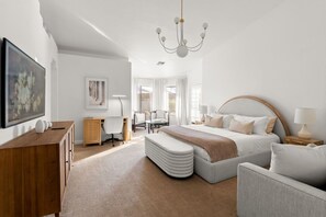 4 Schlafzimmer, Schreibtisch, Bügeleisen/Bügelbrett, Reisekinderbett