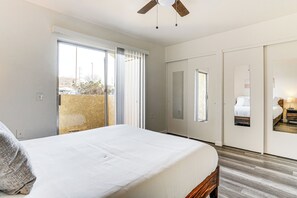 1 bedroom, iron/ironing board, internet, bed sheets