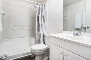 Hair dryer, towels