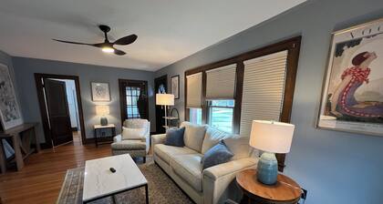 Warm, charming 3BR house w fenced yard in quiet neighborhood close to everything