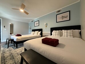 5 chambres, fer et planche à repasser, accès au Wi-Fi (inclus)