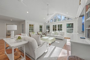 Living area - Mystic Pines Island Escape. Beach Club Privileges. (Seabrook Island)