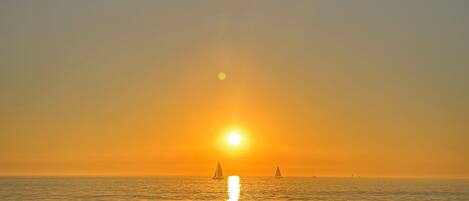 Chaise longue, serviettes de plage