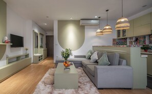 Executive-lejlighed - 1 soveværelse - byudsigt | 1 soveværelse, minibar, skrivebord, arbejdsområde til bærbare computere