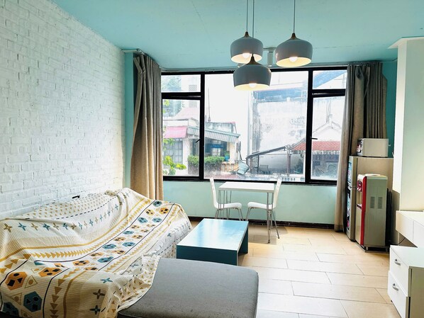 Apartament, 1 dormitori, vistes a la ciutat | Equipament de l'habitació
