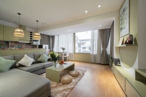 Executive-lejlighed - 1 soveværelse - byudsigt | Udsigt fra værelset