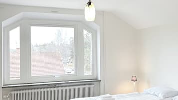 Familienapartment | 1 Schlafzimmer, Bettwäsche aus ägyptischer Baumwolle