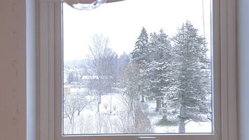 Superior Apartment | Private kitchen | Full-size fridge, microwave, oven, stovetop