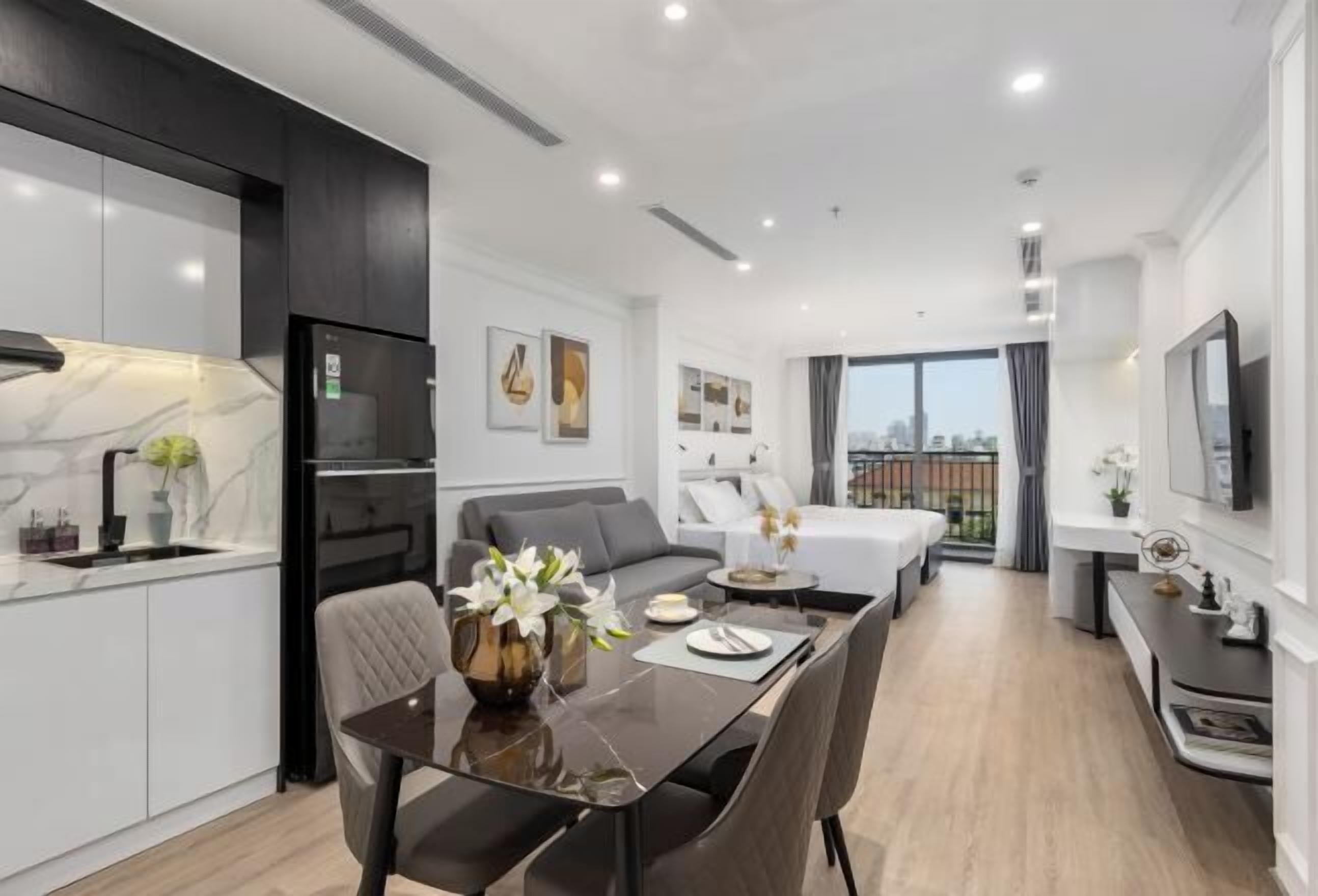 Minibar y caja de seguridad en la habitación 