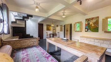 Villa, 1 Bedroom, Private Pool | Living area | Flat-screen TV