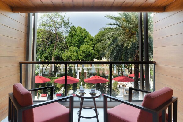 Junior Room, 1 King Bed, Balcony, River View | Terrace/patio - March Hotel & Suite Chiang Mai (Chiang Mai)
