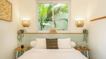 Honeymoon Villa, 1 Bedroom, Pool View | 1 bedroom, iron/ironing board, free WiFi, bed sheets