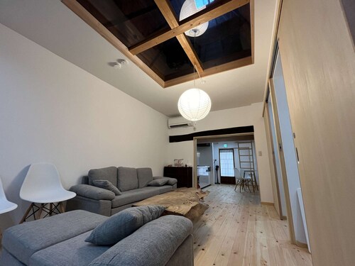 This inn is a renovated old house.