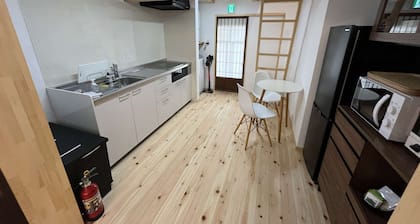 This inn is a renovated old house.