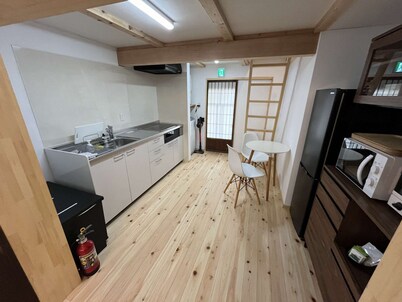 This inn is a renovated old house.