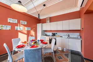 Apartamento estándar, 4 habitaciones, Aire acondicionado (Precious House Genova Porto Antico) | Cocina privada