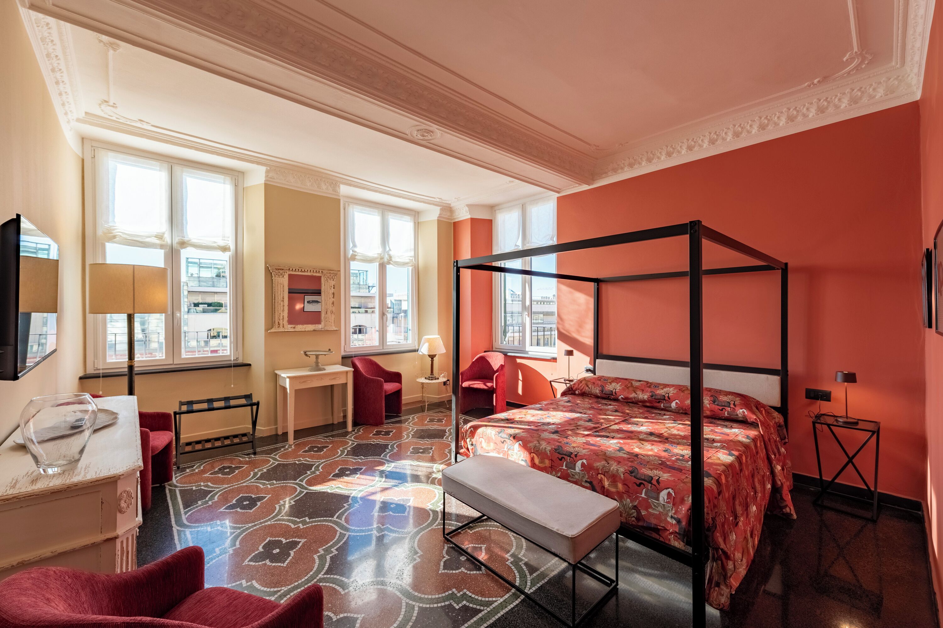 Appartement Standard, plusieurs chambres, vue mer (Precious House Genova Porto Antico) | 4 chambres, fer et planche à repasser, Wi-Fi gratuit, draps fournis