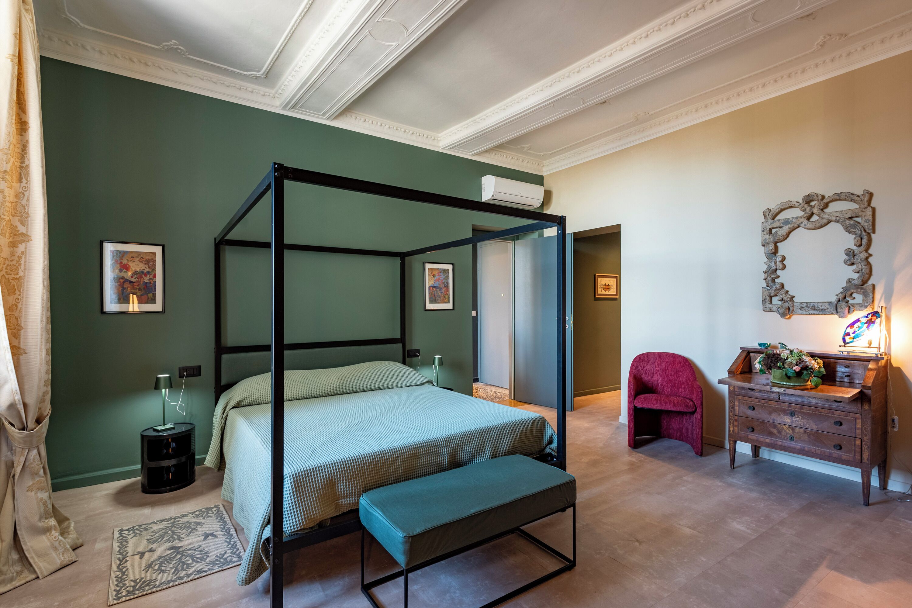 Standard-huoneisto, useita makuuhuoneita, meren rannalla (Precious House Genova Porto Antico) | 4 makuuhuonetta, silitysrauta/-lauta, ilmainen Wi-Fi, vuodevaatteet