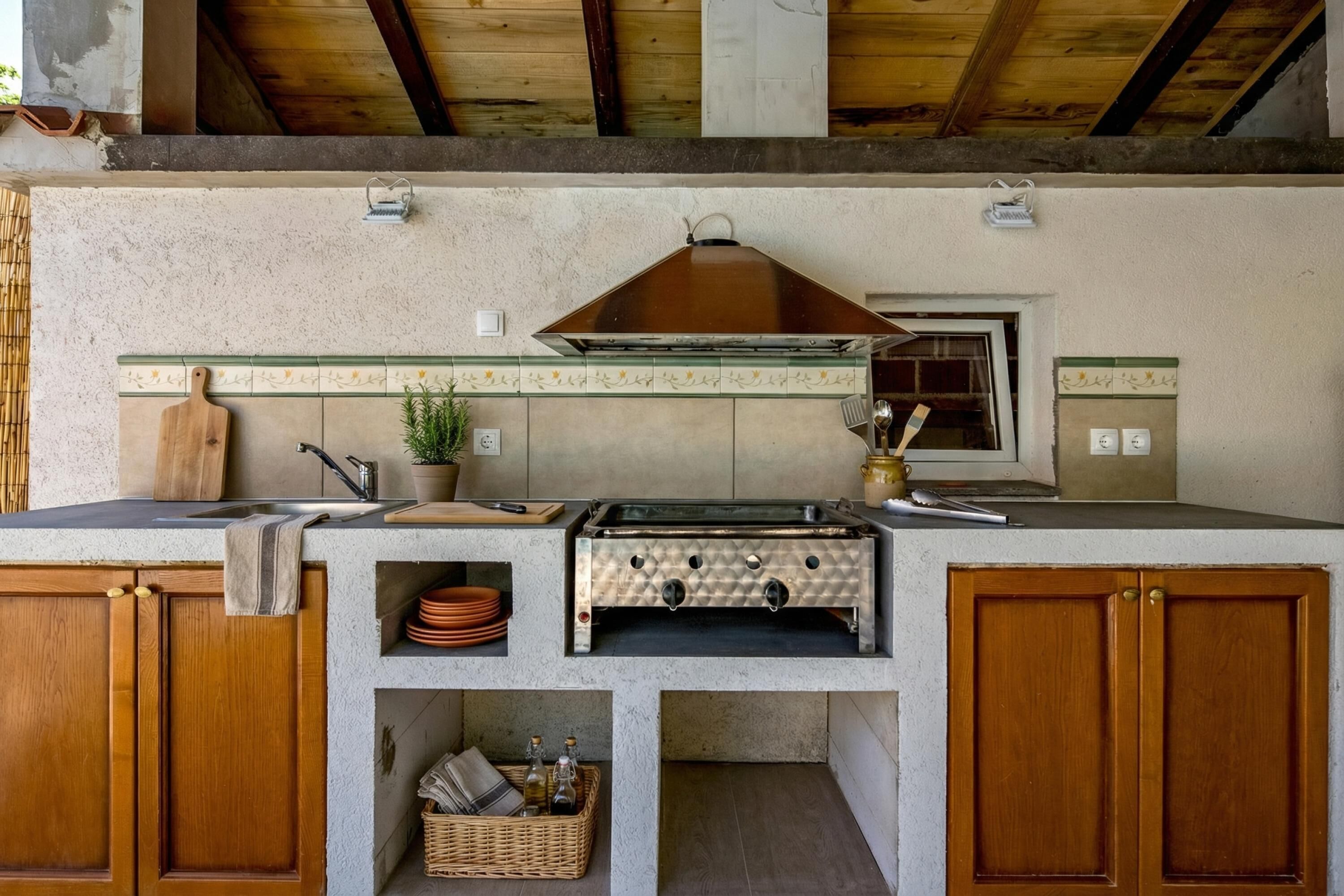 Familienhaus, Mehrere Schlafzimmer, 2 Bäder (Casa Acqua) | Eigene Küche | Kühlschrank, Mikrowelle, Ofen, Herdplatte
