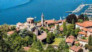 Aerial view - Sogno Sul Lago, Lakefront Balcony (Laveno Mombello)