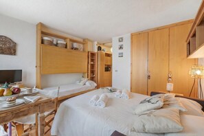 標準開放式客房, 山景 (Studio Sansi 34) | 免費 Wi-Fi、床單
