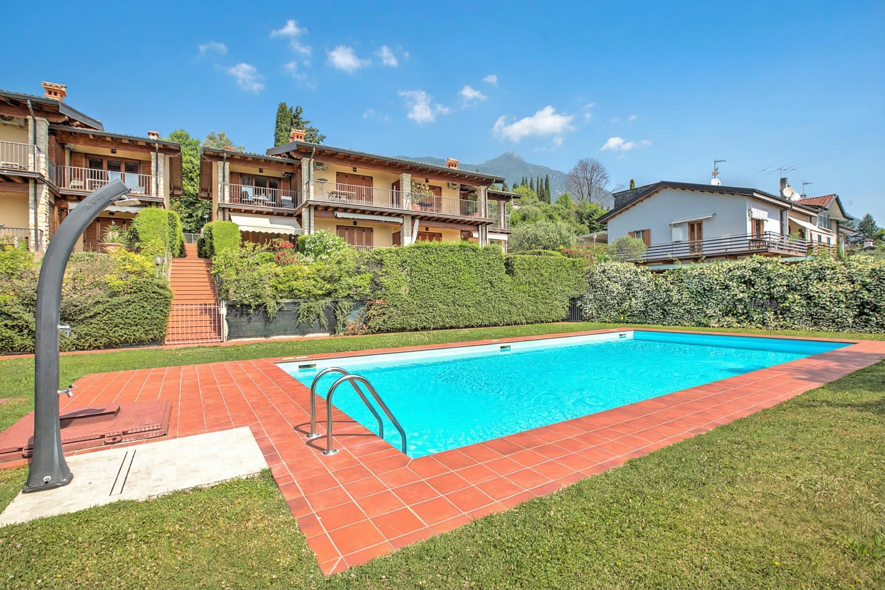 Standard Apartment, 2 Bedrooms, Balcony, Mountainside (Julia's House lakeview & shared pool) | Pool | Seasonal outdoor pool