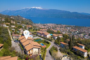 Standard Apartment, Multiple Bedrooms, Mountainside (Julia's House lakeview & shared pool) | Aerial view - Julia's House With Lakeview and shared pool (Toscolano Maderno)