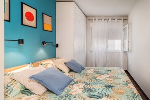 Apartemen Keluarga, beberapa kamar, tepi gunung (Lucky Apartment Rijeka) | 1 kamar tidur, setrika/meja setrika, Wi-Fi gratis, dan seprai linen