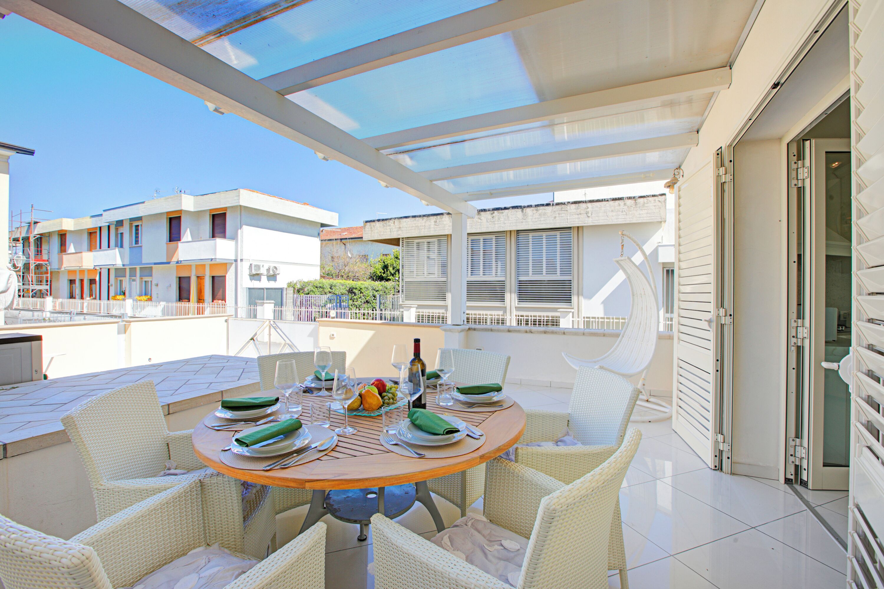 บ้านพักสำหรับครอบครัว, หลายห้องนอน, 2 ห้องน้ำ (Casa Patino) | รับประทานอาหารกลางแจ้ง