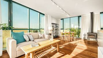Apartment, Sea View | Living area | TV