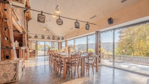 Family Chalet, 3 Bedrooms, Fireplace, Mountainside (Chalet Martin with Sauna & Garden) | Dining - Chalet Martin With Sauna & Garden Near Ljubljana (Grosuplje)