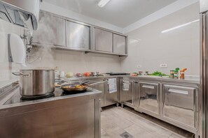 Family Chalet, Multiple Bedrooms, Mountainside (Luxury Chalet Martin) | Private kitchen | Fridge, microwave, oven, stovetop - Luxury Chalet Martin (Grosuplje)