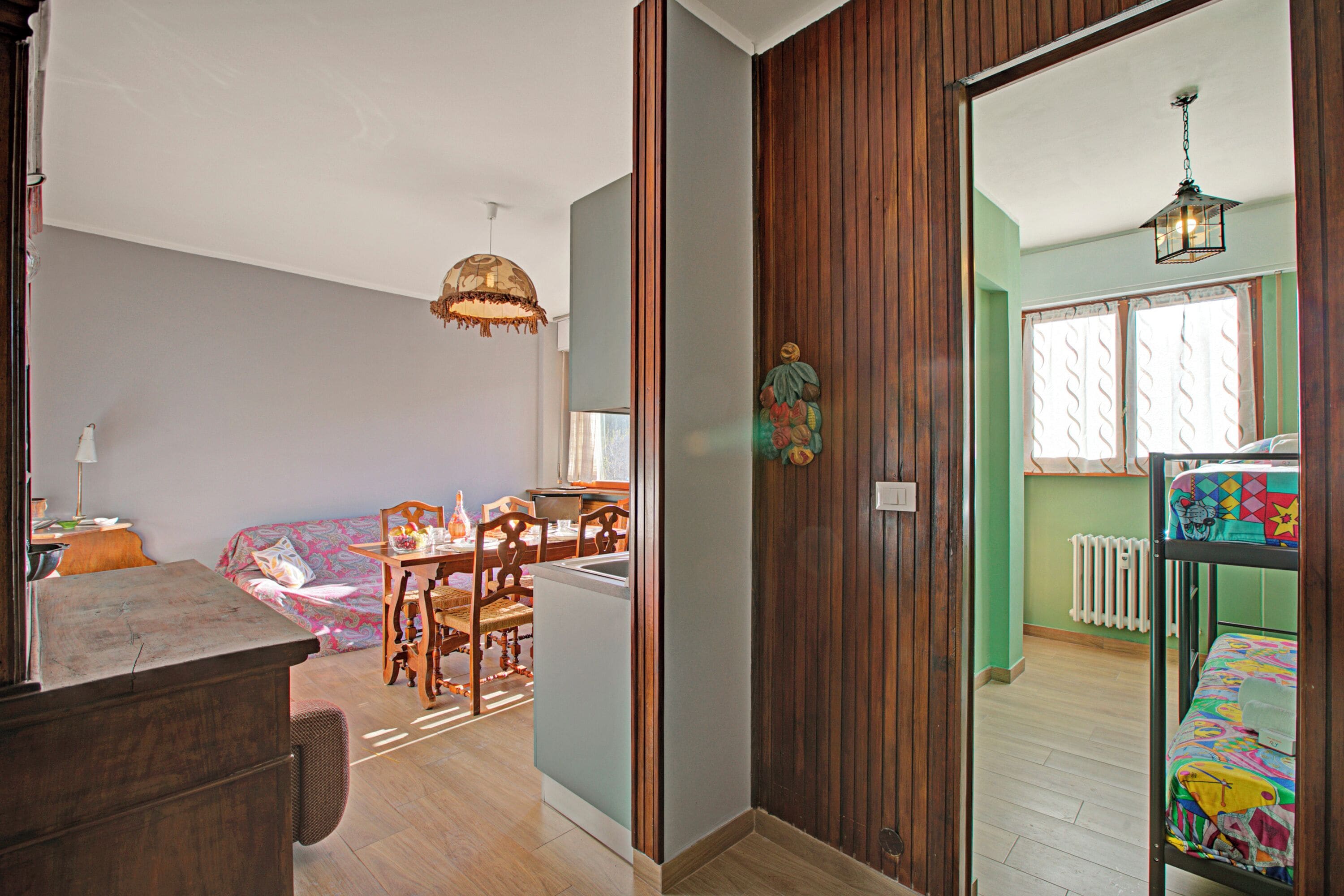 Familie appartement, meerdere slaapkamers (La Casa Di Felice) | 2 slaapkamers, beddengoed
