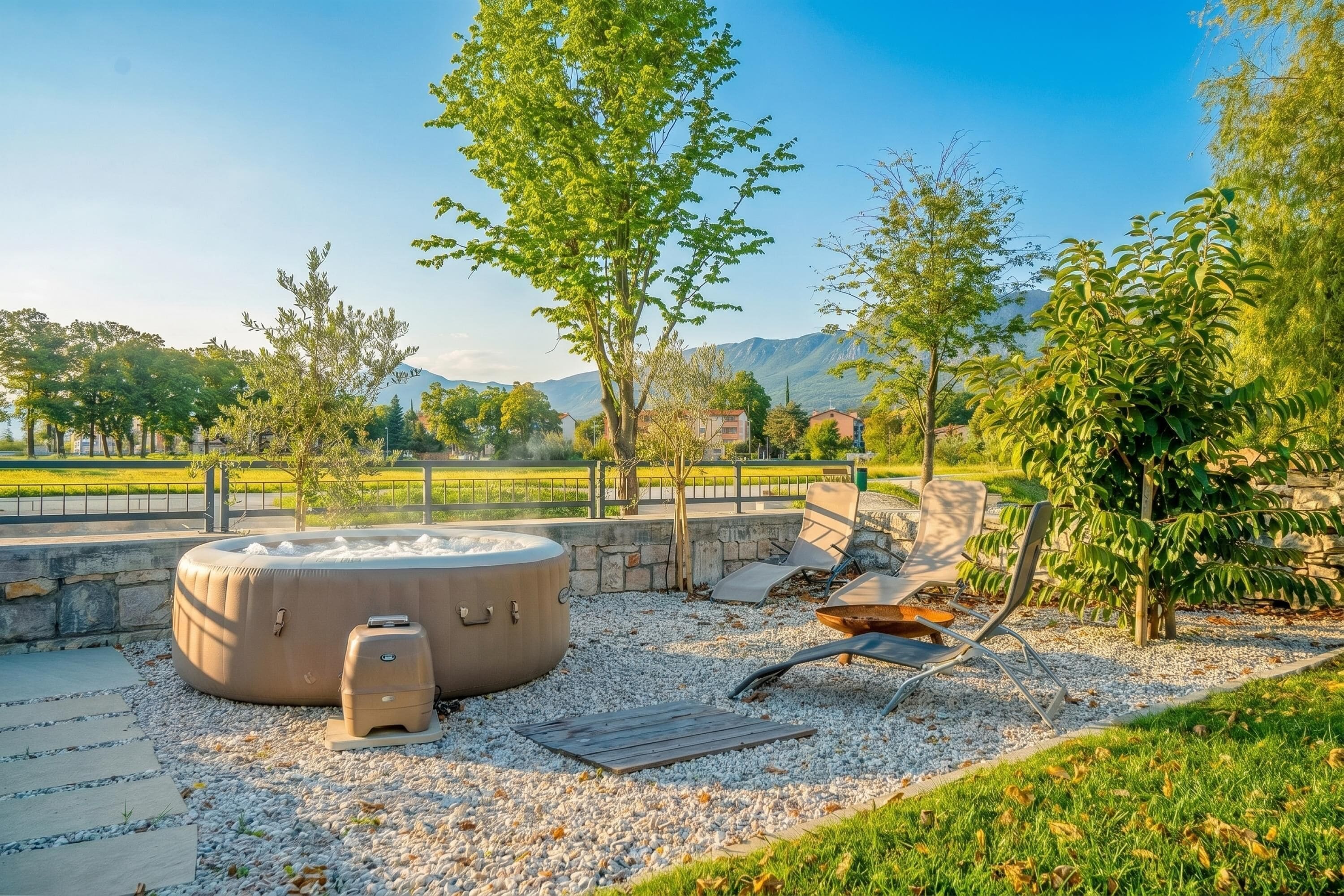 패밀리 빌라, 침실 여러 개, 욕실 2개 (Vipava River Retreat) | 야외 스파 욕조