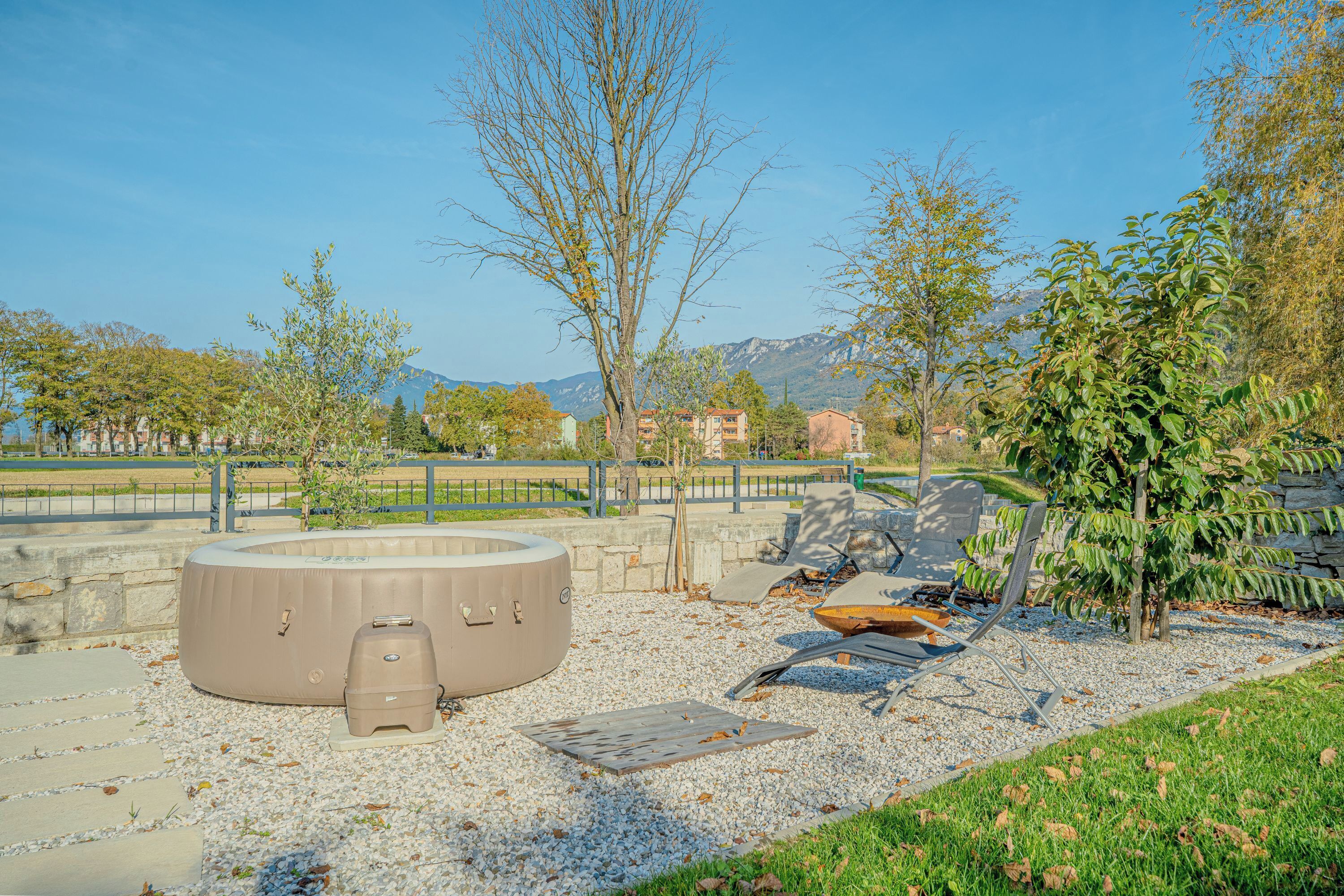 Family Villa, Multiple Bedrooms, 2 Bathrooms (Vipava River Retreat) | Outdoor spa tub