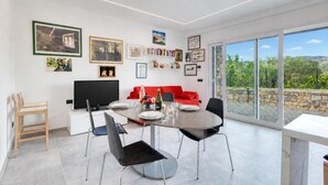 Standard Apartment, 1 Bedroom, Terrace (Gemma Marina near Villa Grock Museum) | Dining - Gemma Marina Near Villa Grock Museum (Imperia)
