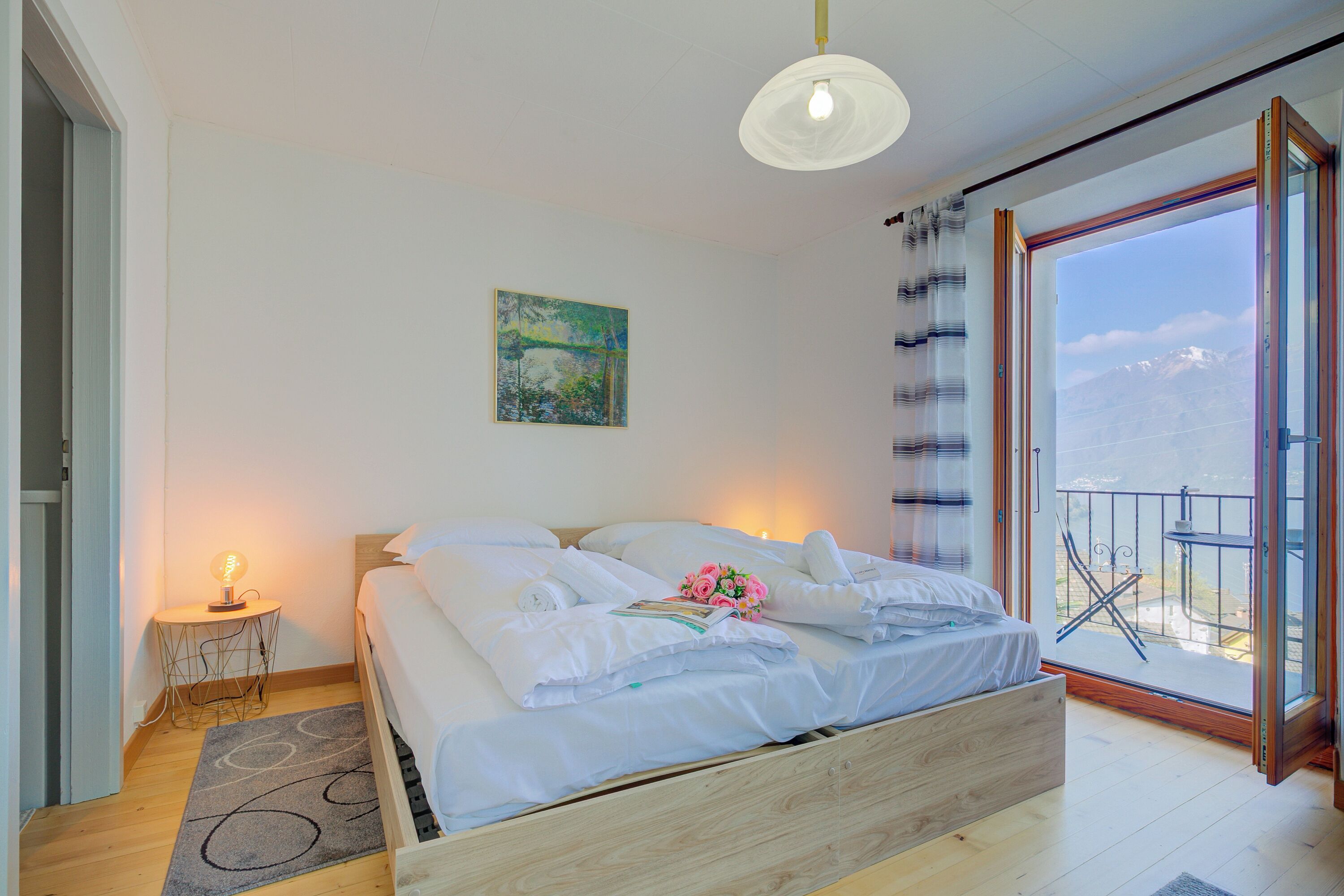 Family Apartment, Multiple Bedrooms, Mountainside (Casa Patrizia) | 2 bedrooms, bed sheets