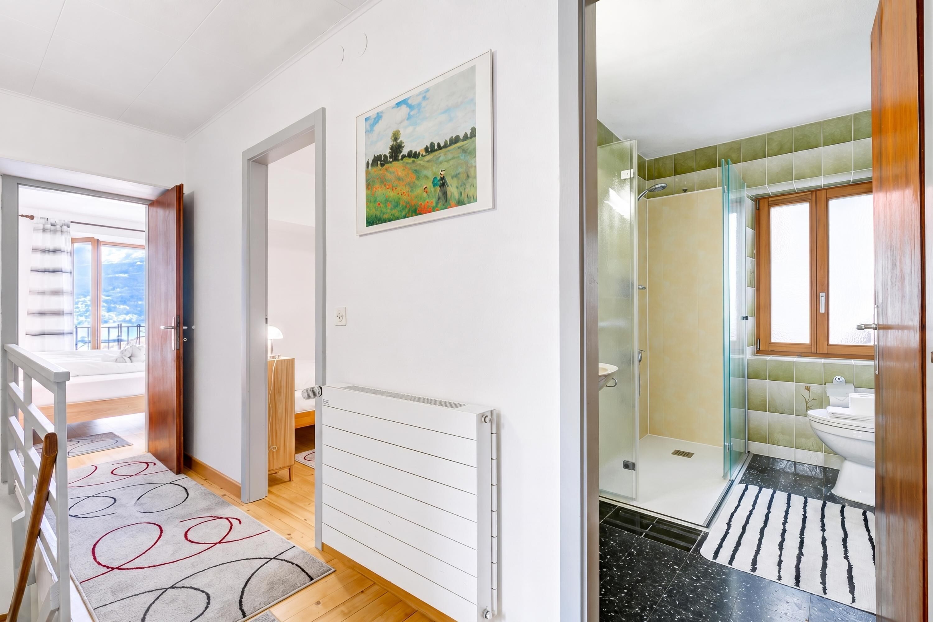 Familienapartment, 2 Schlafzimmer, Balkon, Bergseite (Casa Patrizia Caviano Gambarogno with) | Badezimmer