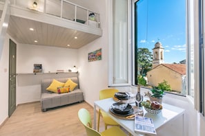 อพาร์ทเมนท์สำหรับครอบครัว, 1 ห ้องนอน, ไมโครเวฟ (La Torretta Holiday Home with) | บริเวณนั่งเล่นที่ล็อบบี้