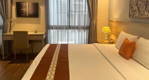Studio Supérieur | 1 chambre, bureau, espace de travail pour ordinateur portable