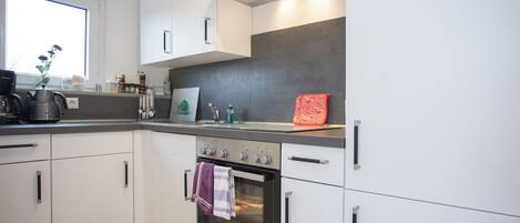 Microwave, oven, high chair