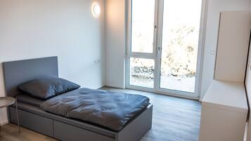 1 Schlafzimmer, kostenloses WLAN, Bettwäsche, Rollstuhlgeeignet