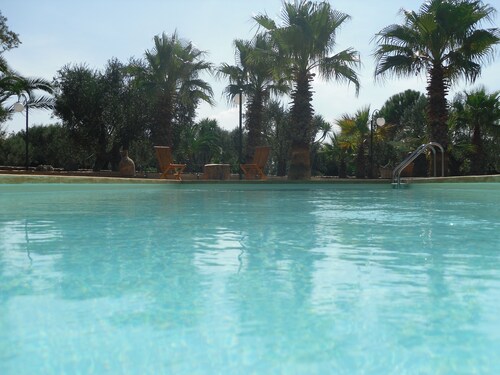 MACCHIA SALENTINA studio apartment with loft in residence with swimming pool 2 km from the sea