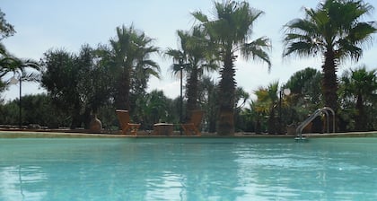 MACCHIA SALENTINA studio apartment with loft in residence with swimming pool 2 km from the sea