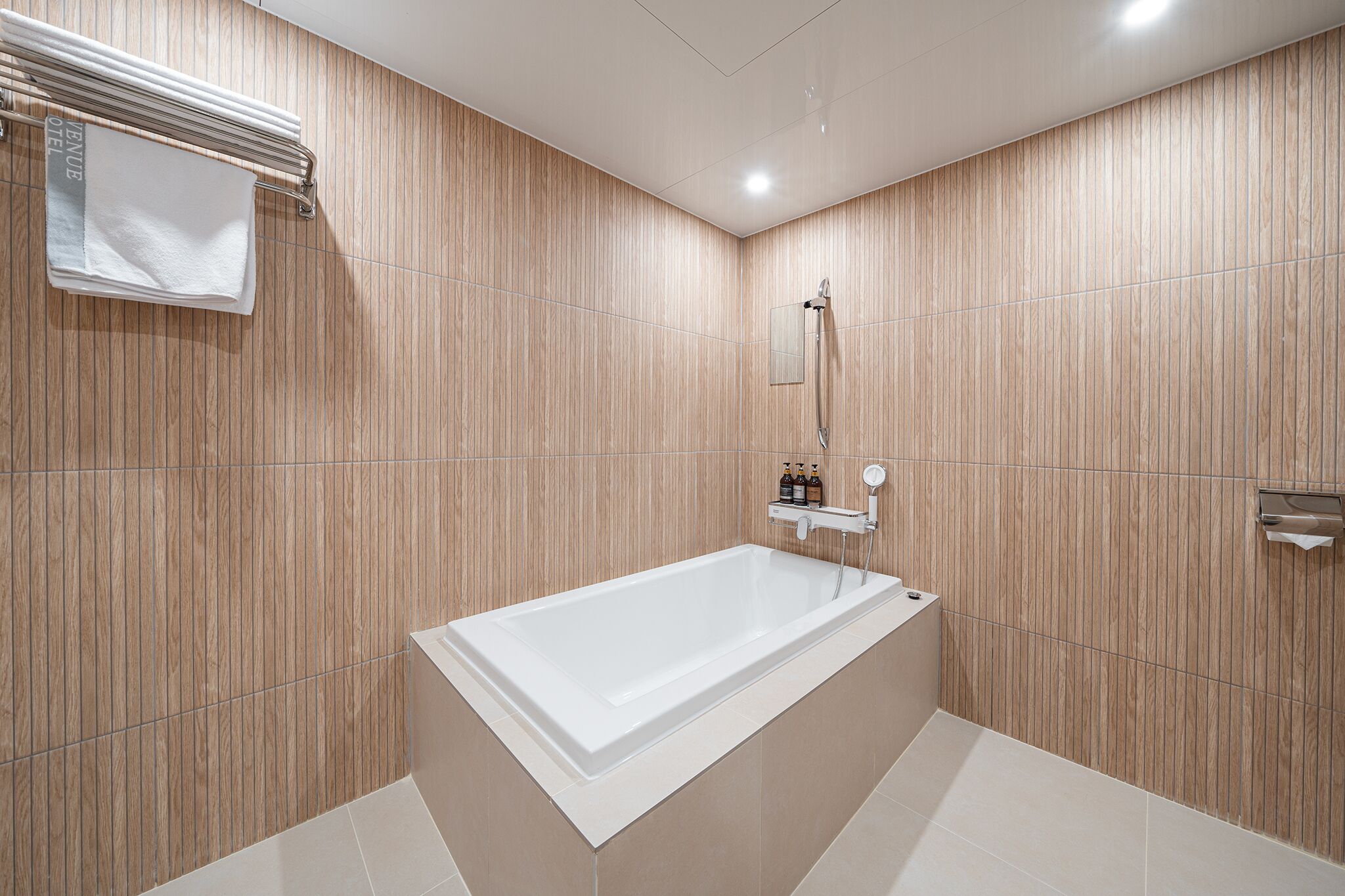 Hair dryer, bathrobes, slippers, bidet