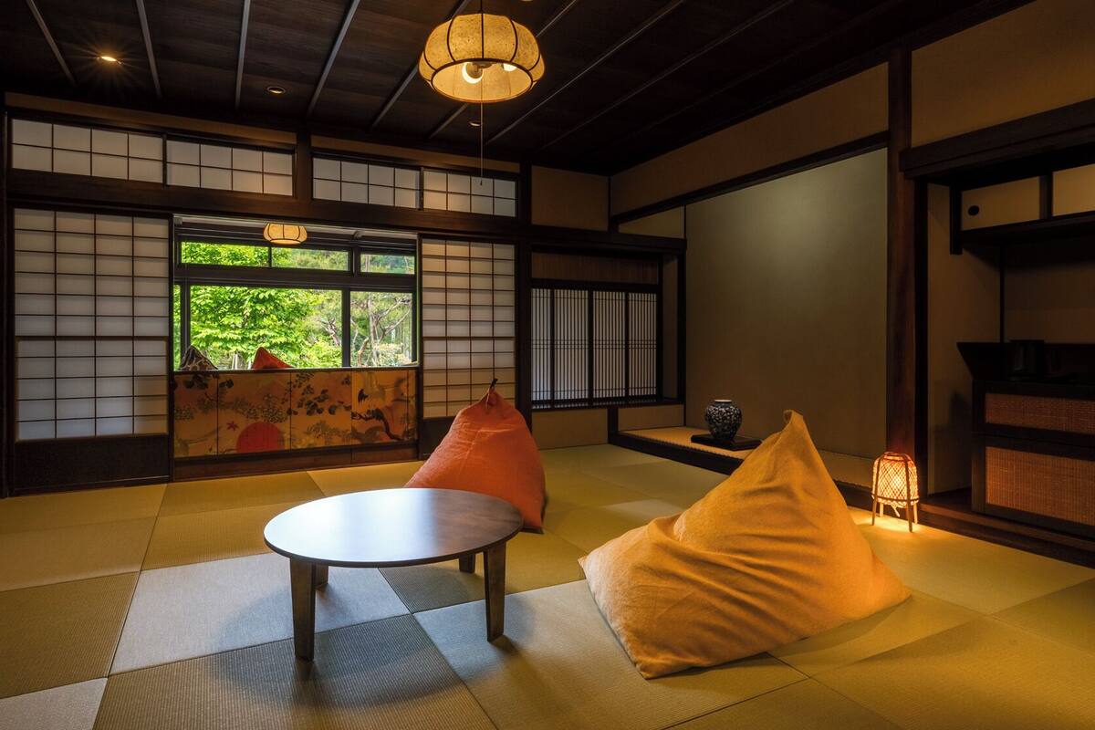 Rom i japansk stil, ikke-røyk (Hollywood twin bed, Modern) | Utsikt fra rommet