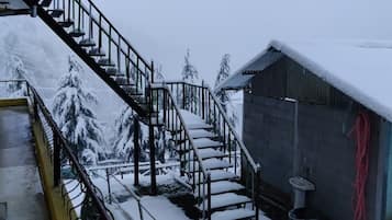 Caminhada na neve