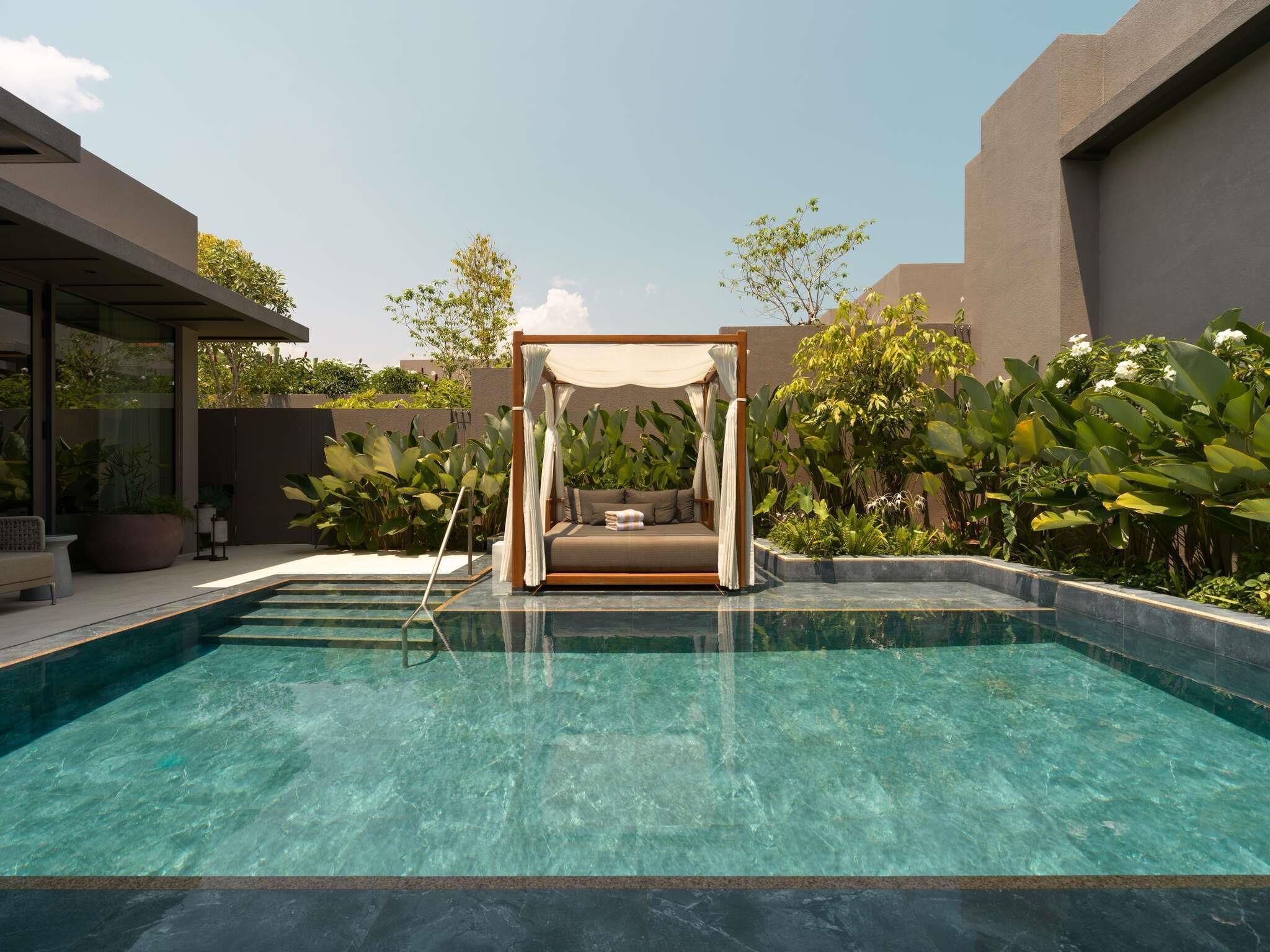 Villa, 1 soverom (Garden Pool) | Minibar (inkludert), individuelt dekorert og individuelt innredet