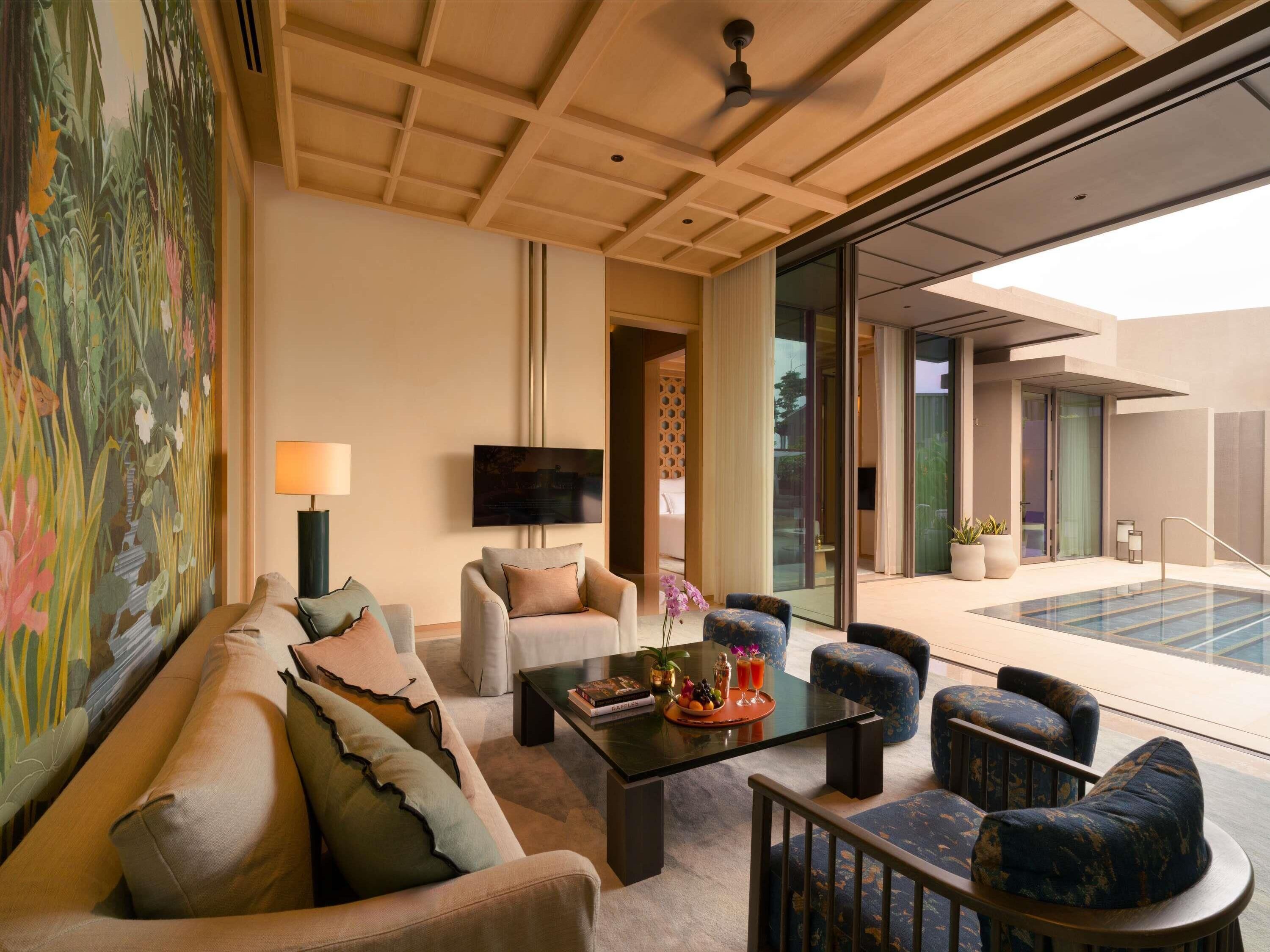 Biệt thự có thiết kế đặc trưng, 2 phòng ngủ | Minibar với thức uống miễn phí, trang trí khác biệt 